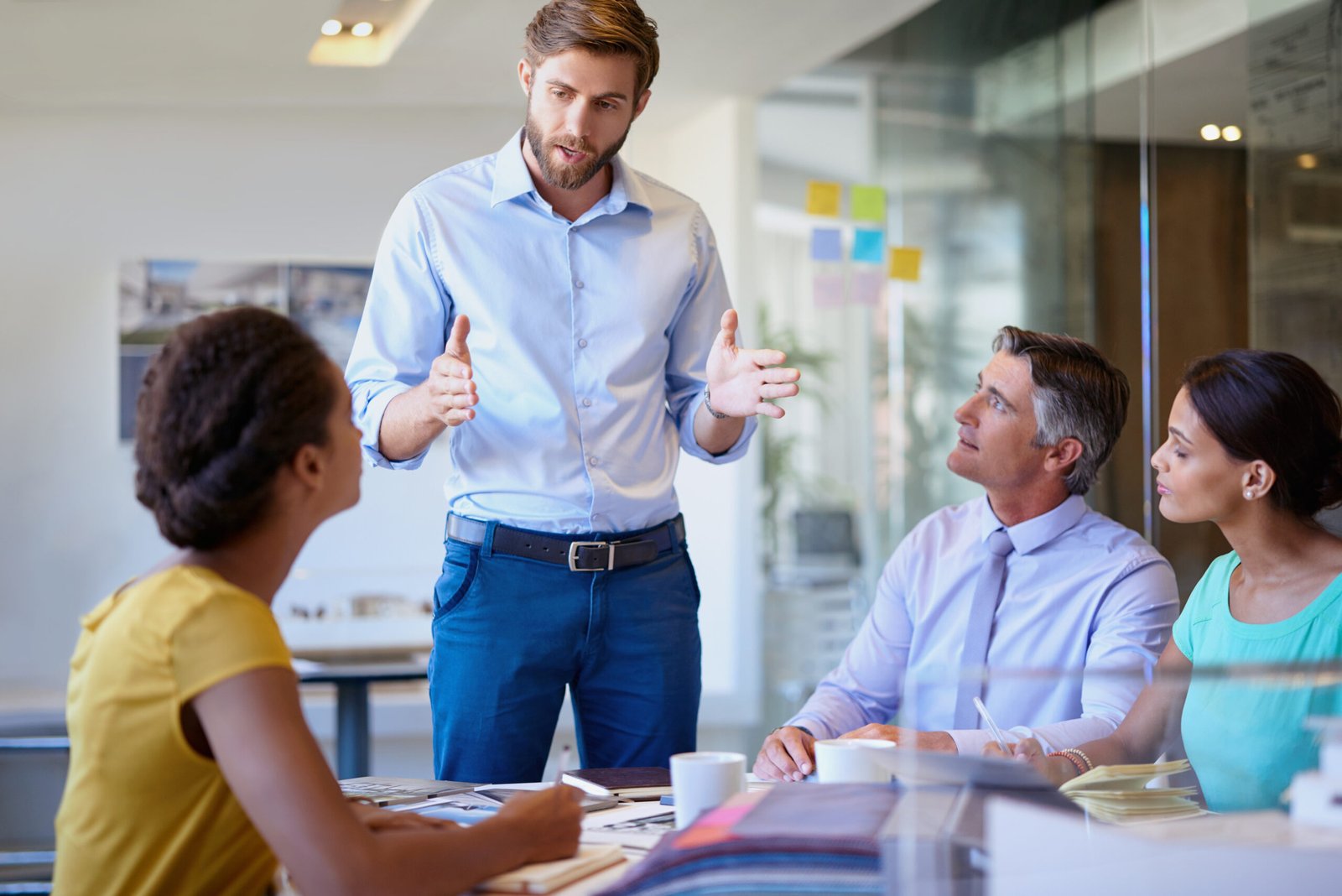 Group presentation, business people training and growth of profit, expansion or creative solution. Manager, workshop and speaker coaching for design ideas, meeting budget and event planner at startup.